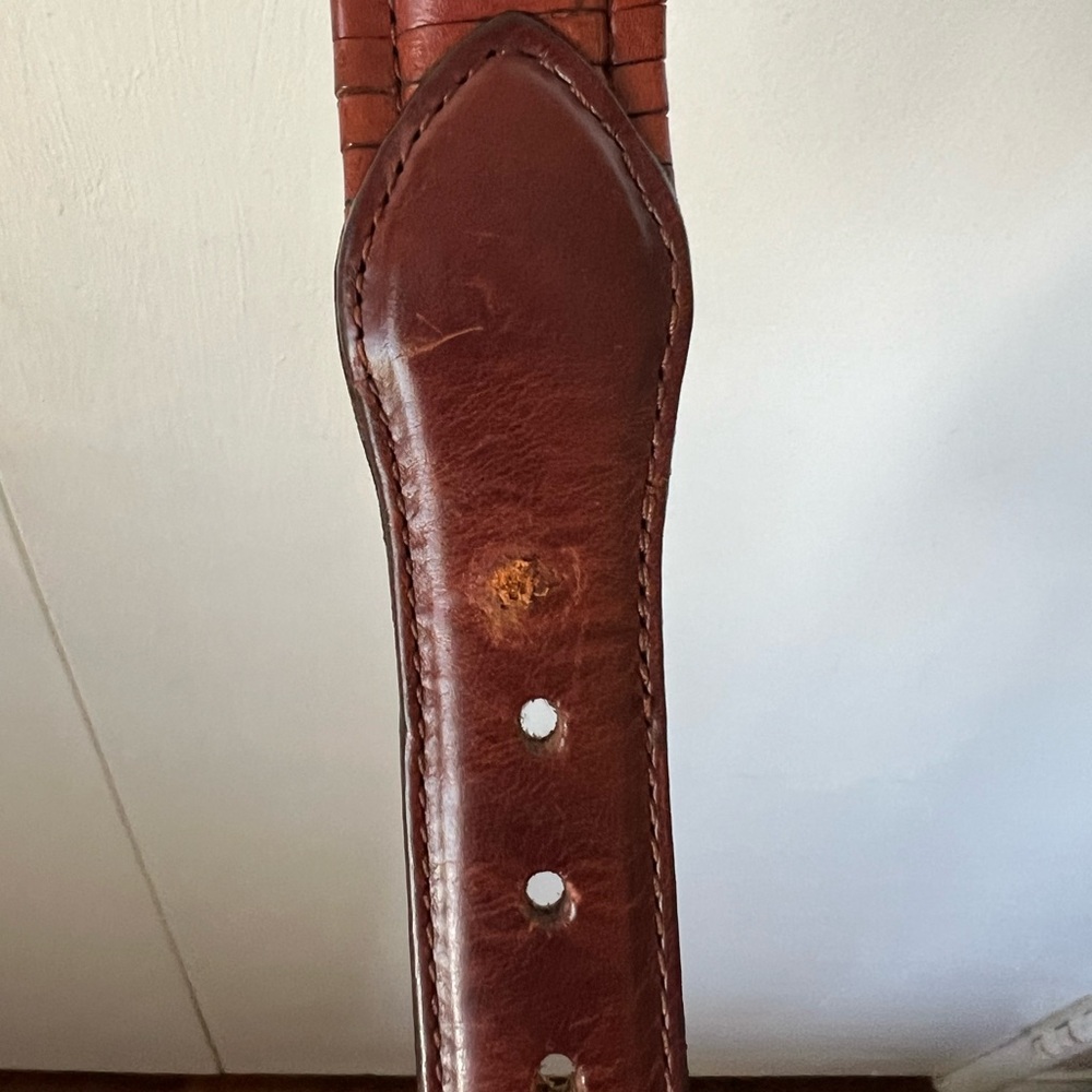 Women’s Brighton Brown Leather Belt - Picture 5 of 7